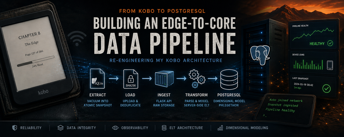 Building an Edge-to-Core Data Pipeline: Re-engineering My Kobo Architecture